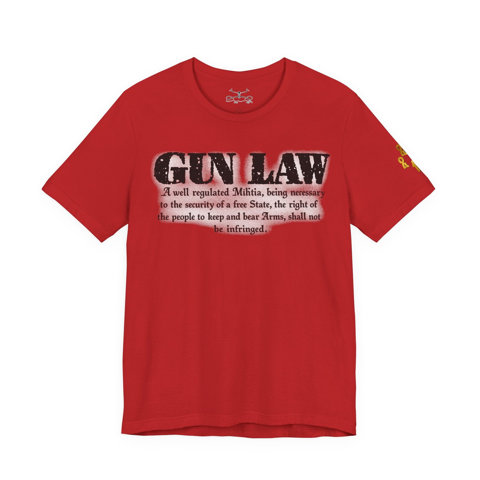 Gun Law Unisex Short Sleeve Tee - Image 49