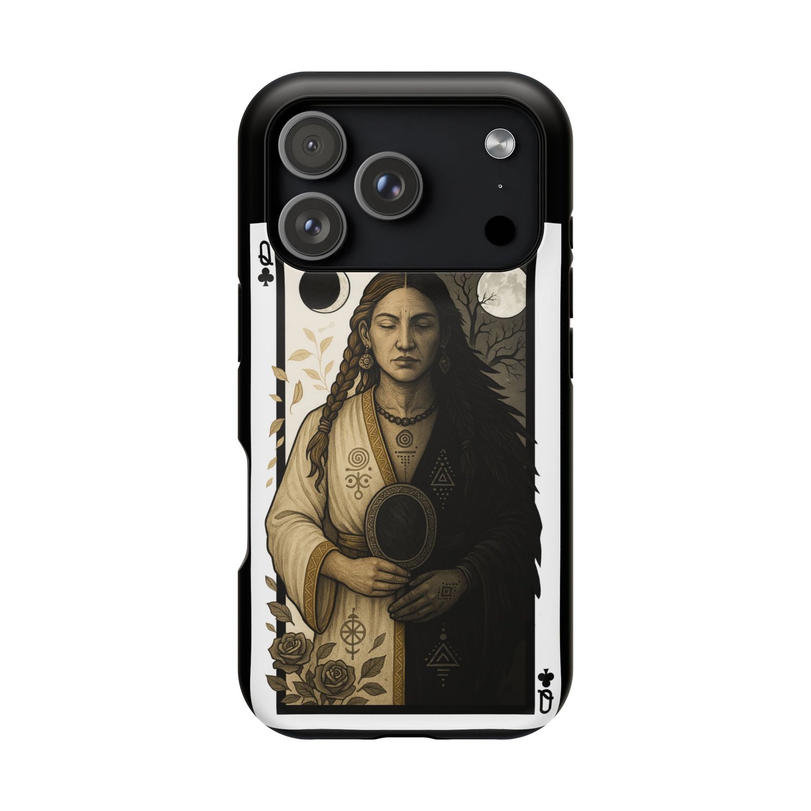 Libra – Deck of Clubs – MagSafe® Protective Phone Case - Image 63