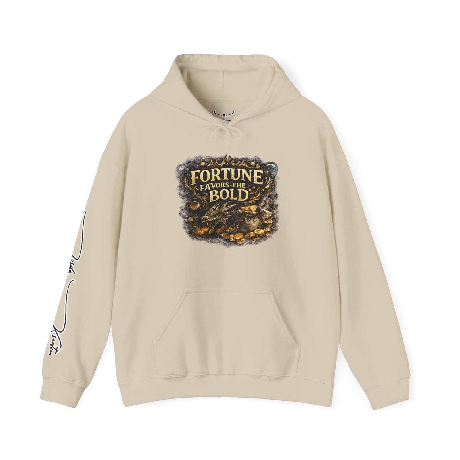 Fortune Favors the Bold Unisex Heavy Blend™ Hooded Sweatshirt - Image 9