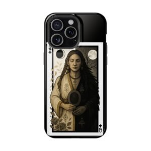 Libra – Deck of Clubs – MagSafe® Protective Phone Case - Image 20