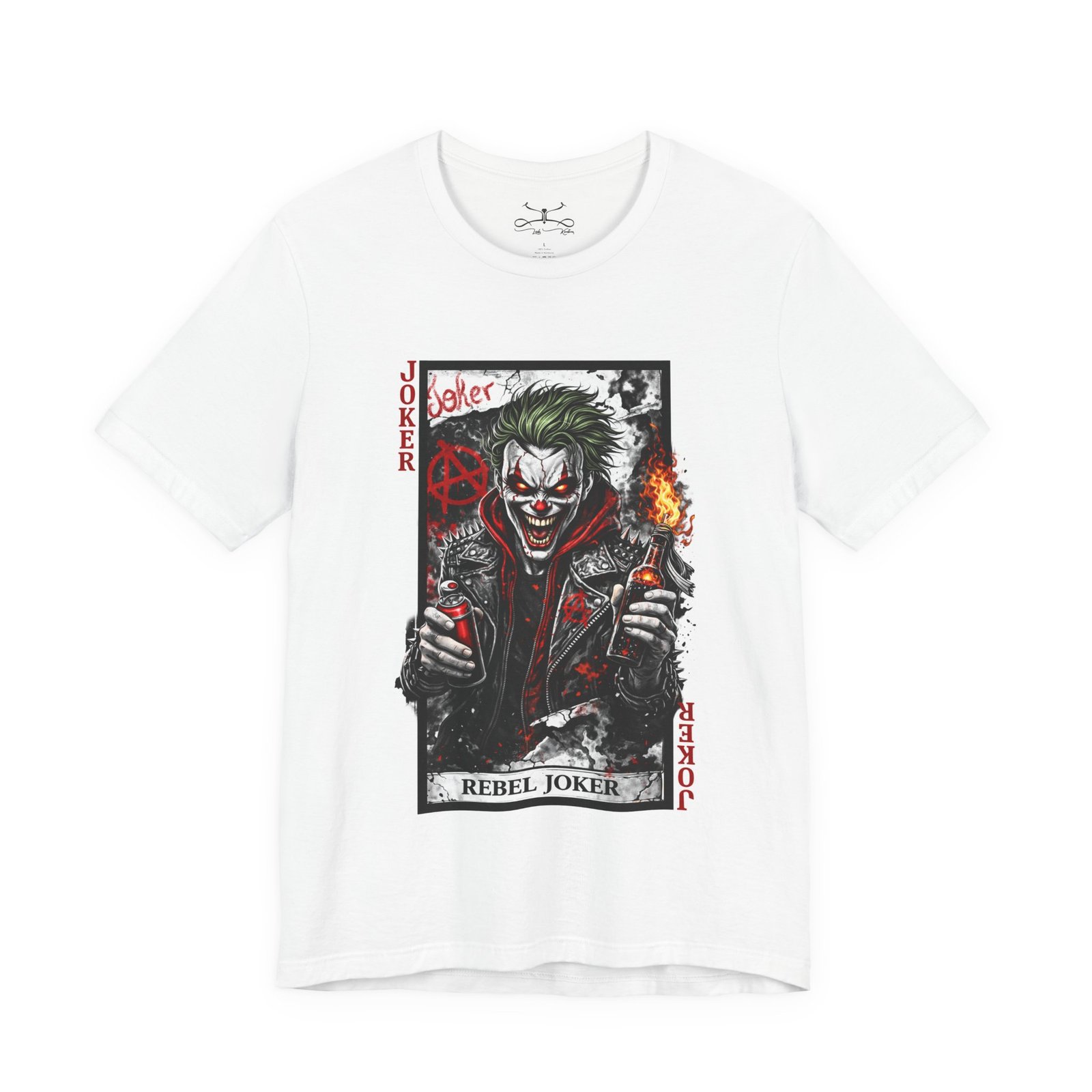 Rebel Joker Cotton Crew Tee - Image 5