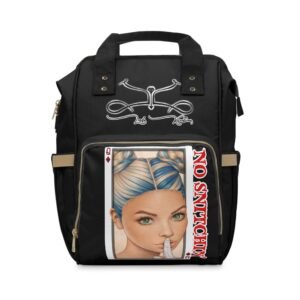 Speak No Evil Stylish Multifunctional Diaper Backpack for Parents - Image 1