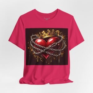 Hearts Unisex Jersey Short Sleeve Tee - Image 44