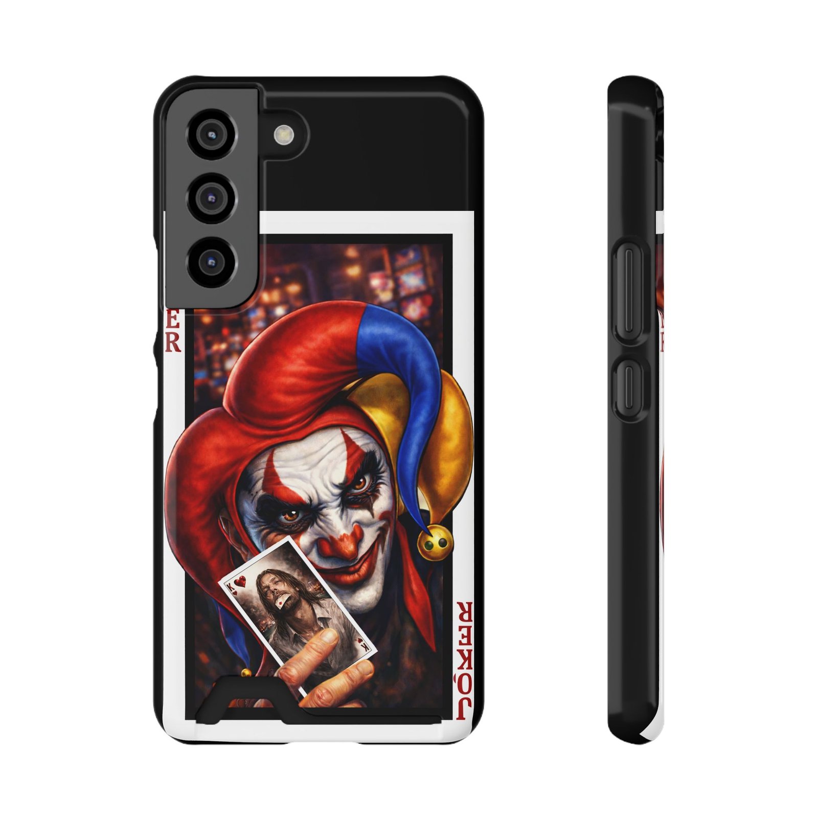 Got Cha – Deck of Jokers Slim Card Holder Phone Case | LordzKreationz - Image 1