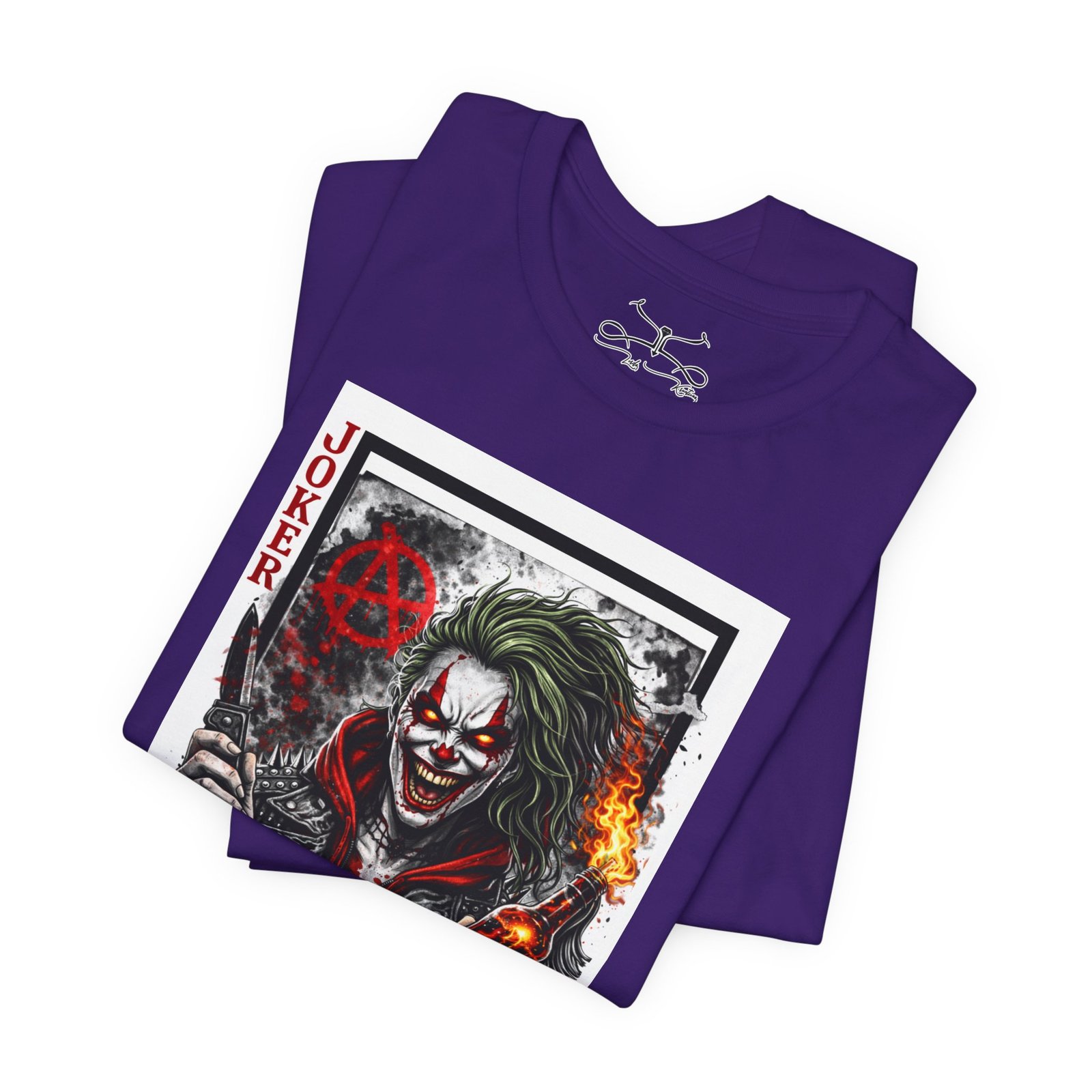 His Rebel Joker Cotton Crew Tee - Image 35