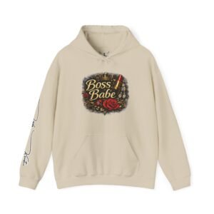 Boss Babe Unisex Heavy Blend™ Hooded Sweatshirt - Image 9