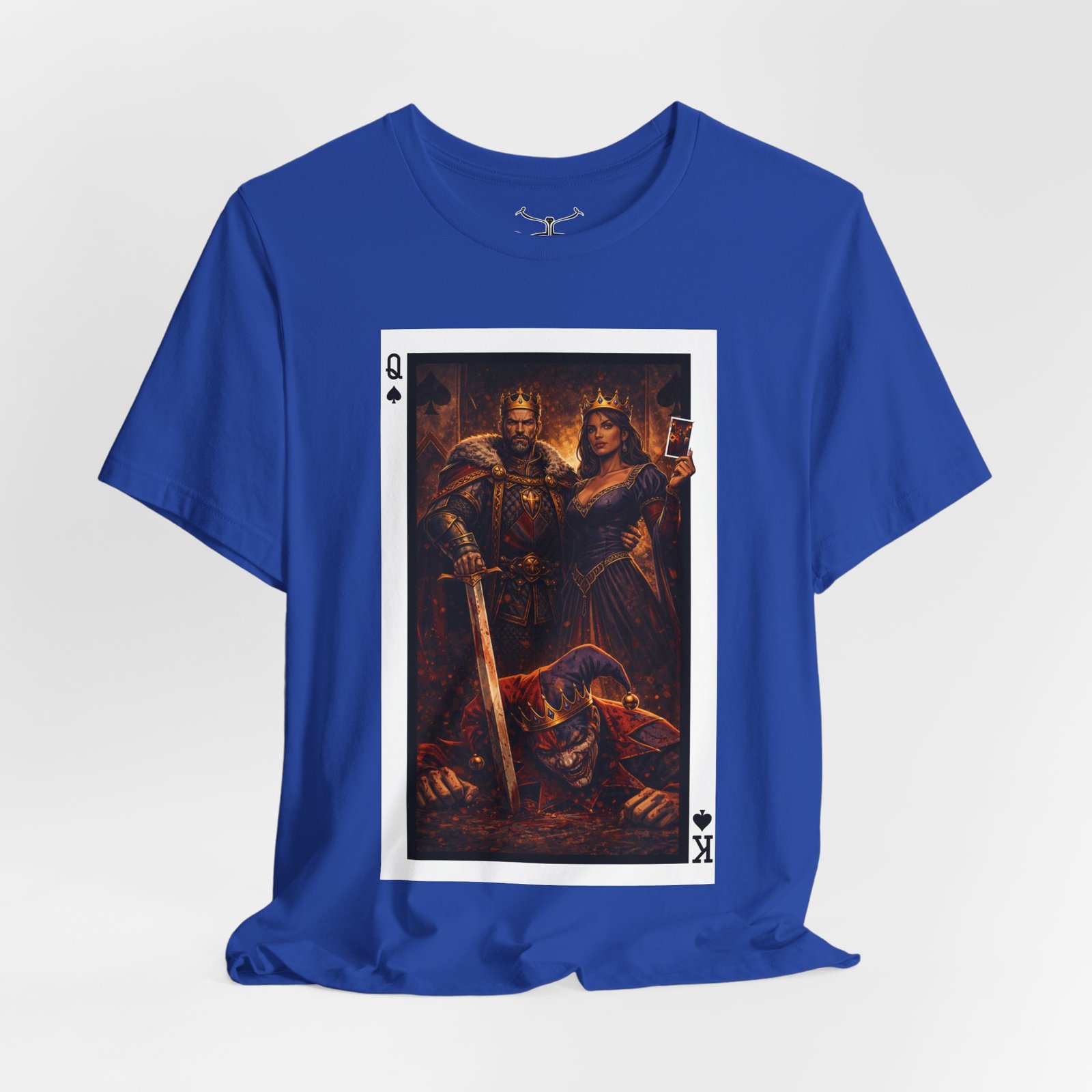 Man Down – King & Queen of Spades T-Shirt - Image 28