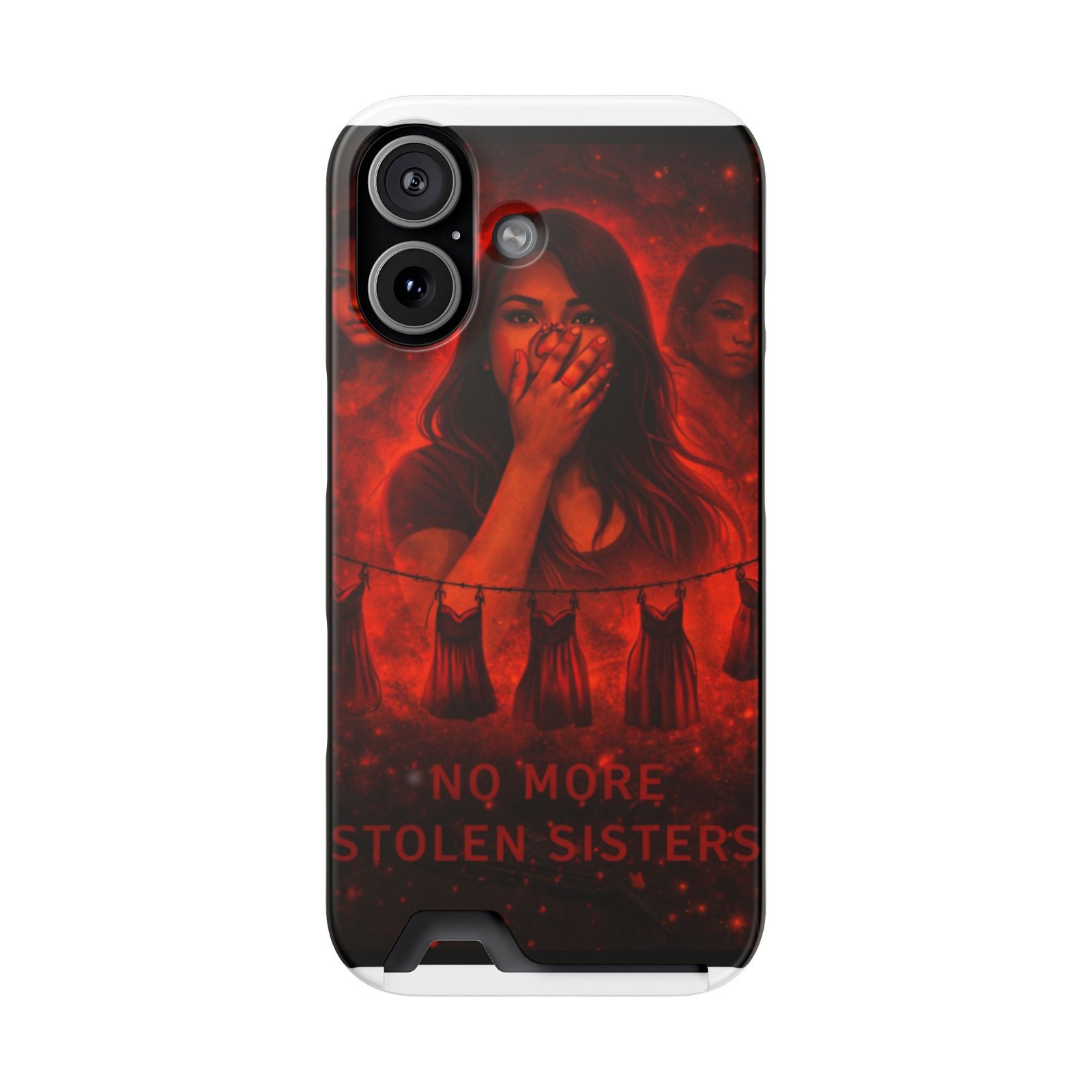 No More Stolen Sisters – Awareness Slim Card Holder Phone Case | LordzKreationz - Image 101