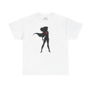 Super Woman Unisex Heavy Cotton Tee - Image 5