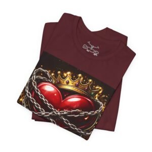 Hearts Unisex Jersey Short Sleeve Tee - Image 47