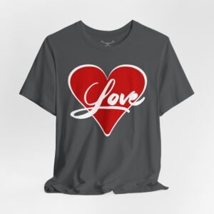 Amor Unisex Jersey Short Sleeve Tee - Image 32