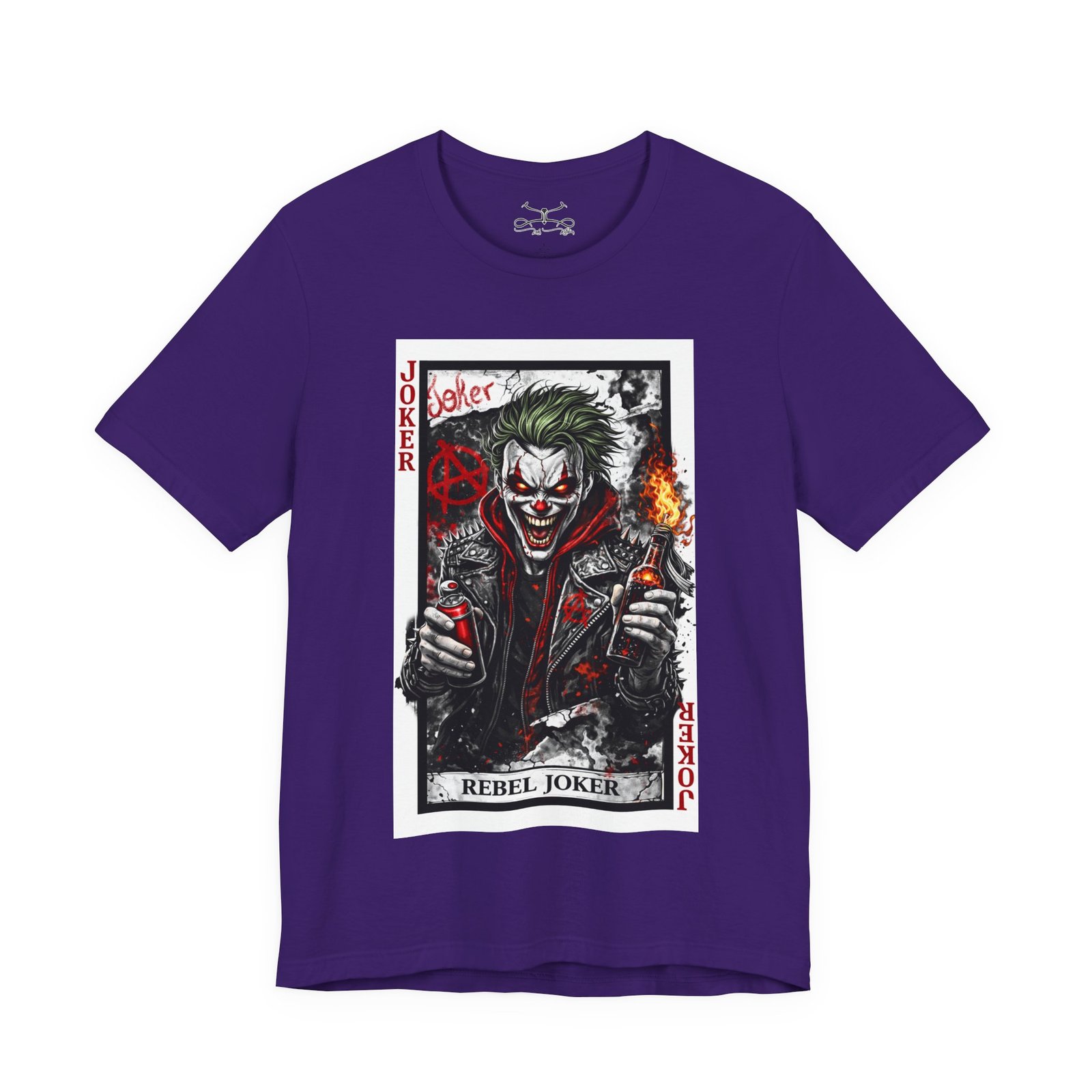 Rebel Joker Cotton Crew Tee - Image 33