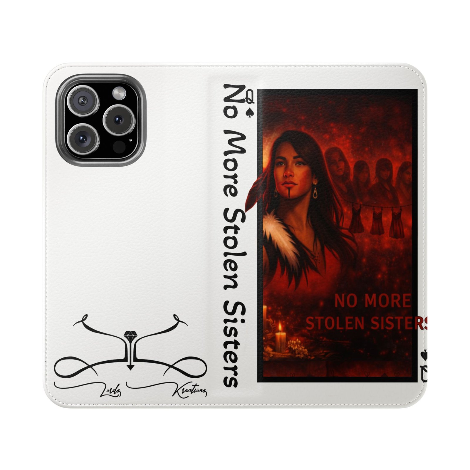 No More Stolen Sisters – Awareness Flip Wallet Phone Case | LordzKreationz - Image 37