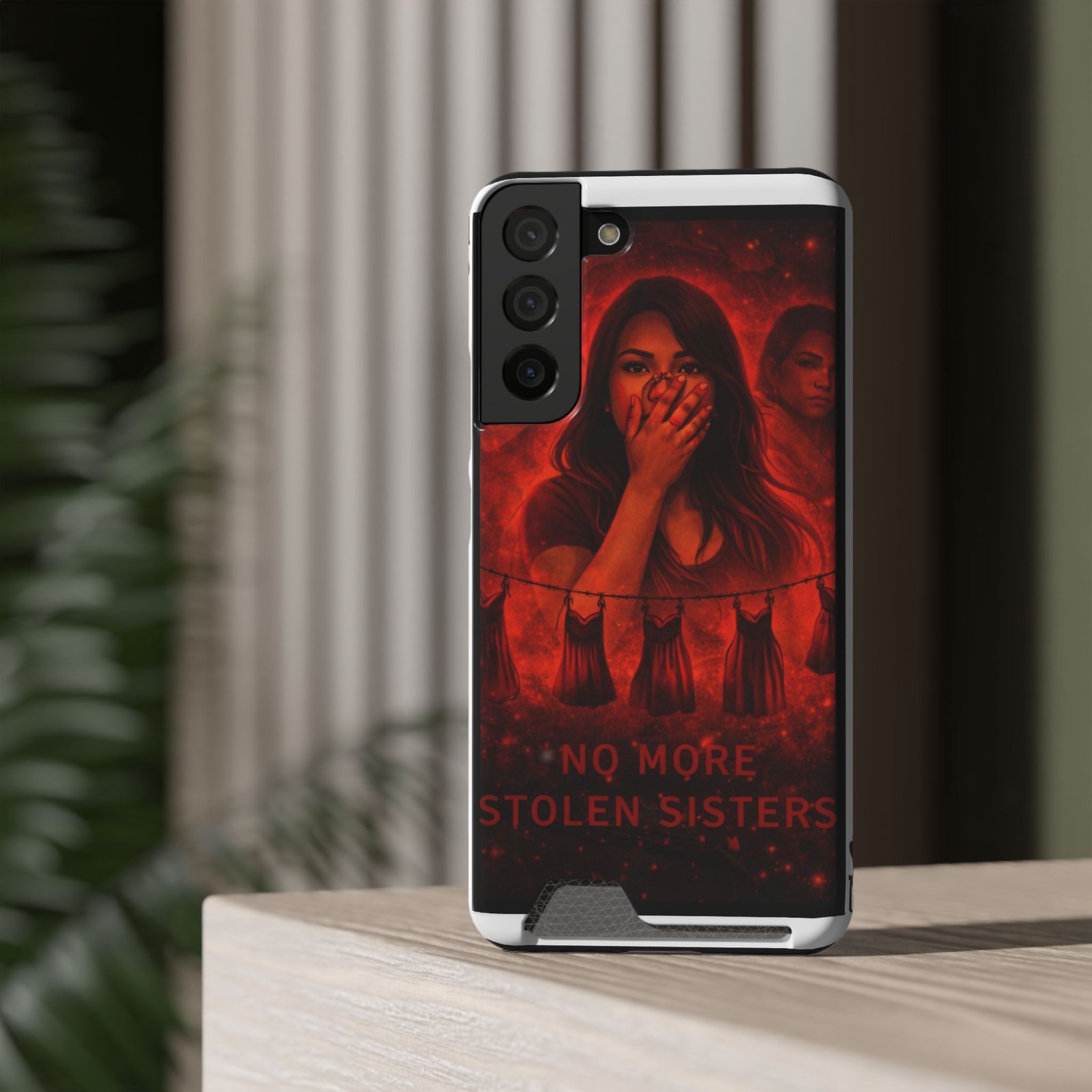 No More Stolen Sisters – Awareness Slim Card Holder Phone Case | LordzKreationz - Image 60