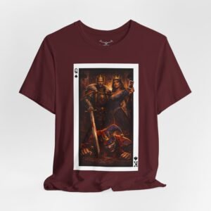 Man Down – King & Queen of Spades T-Shirt - Image 44