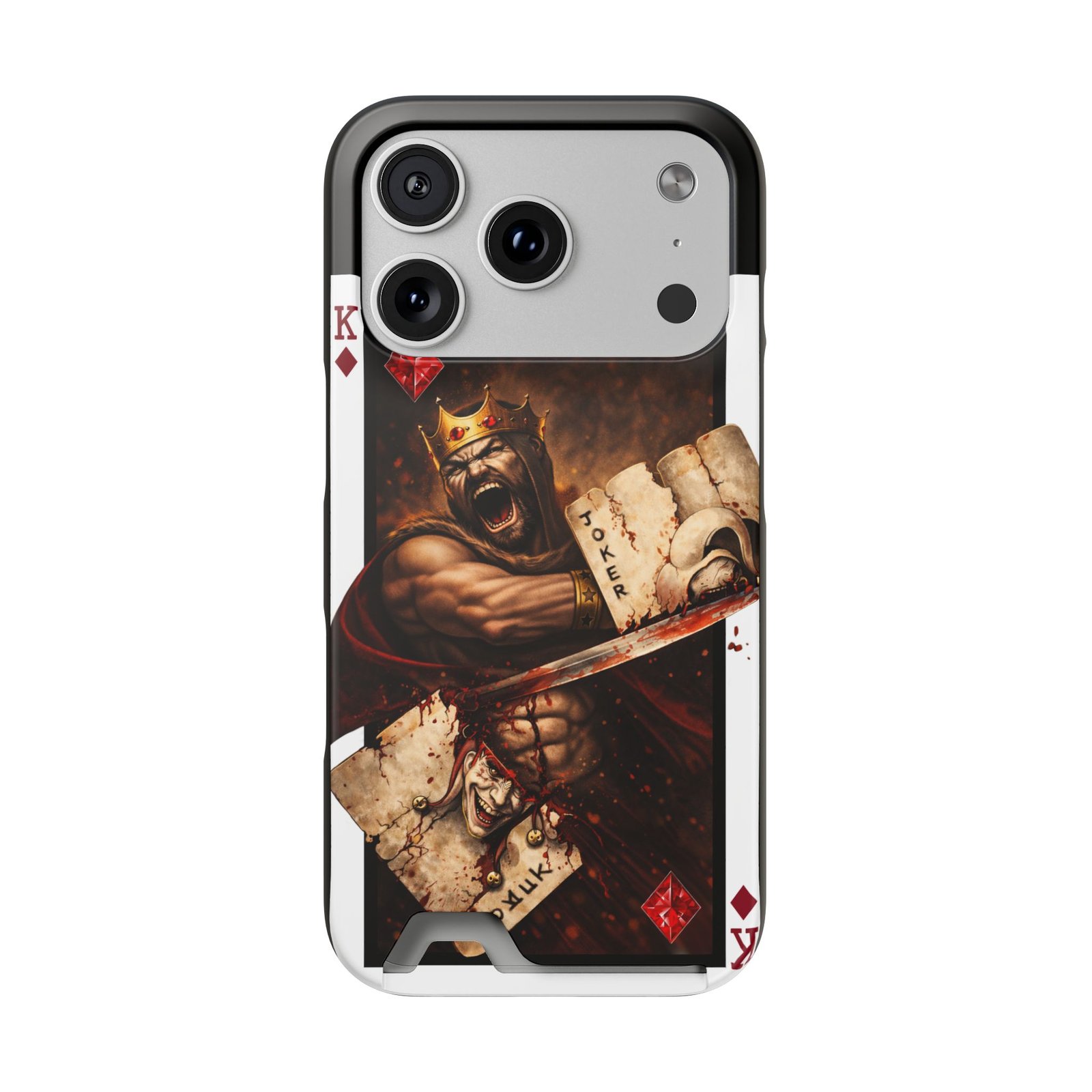 Savage – Deck of Diamonds Slim Card Holder Phone Case | LordzKreationz - Image 105