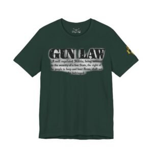 Gun Law Unisex Short Sleeve Tee - Image 21