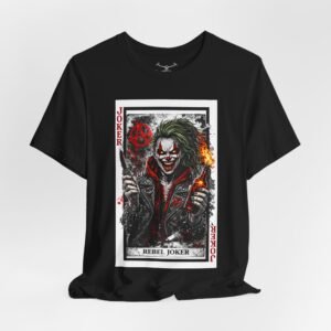 His Rebel Joker Cotton Crew Tee - Image 1