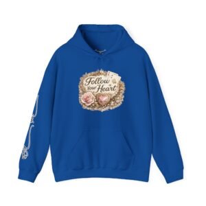 Follow Your Heart Unisex Heavy Blend™ Hooded Sweatshirt - Image 25