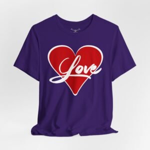 Amor Unisex Jersey Short Sleeve Tee - Image 36