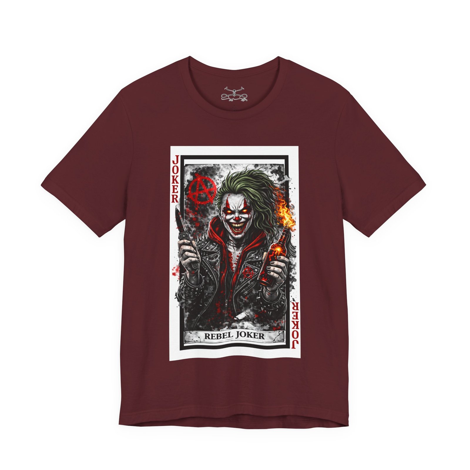 His Rebel Joker Cotton Crew Tee - Image 9