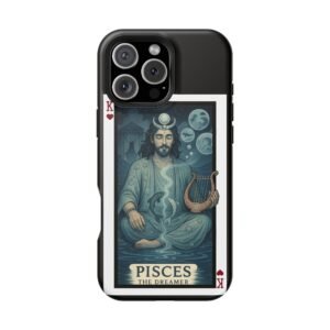 Pisces – Deck of Hearts – MagSafe® Protective Phone Case - Image 56