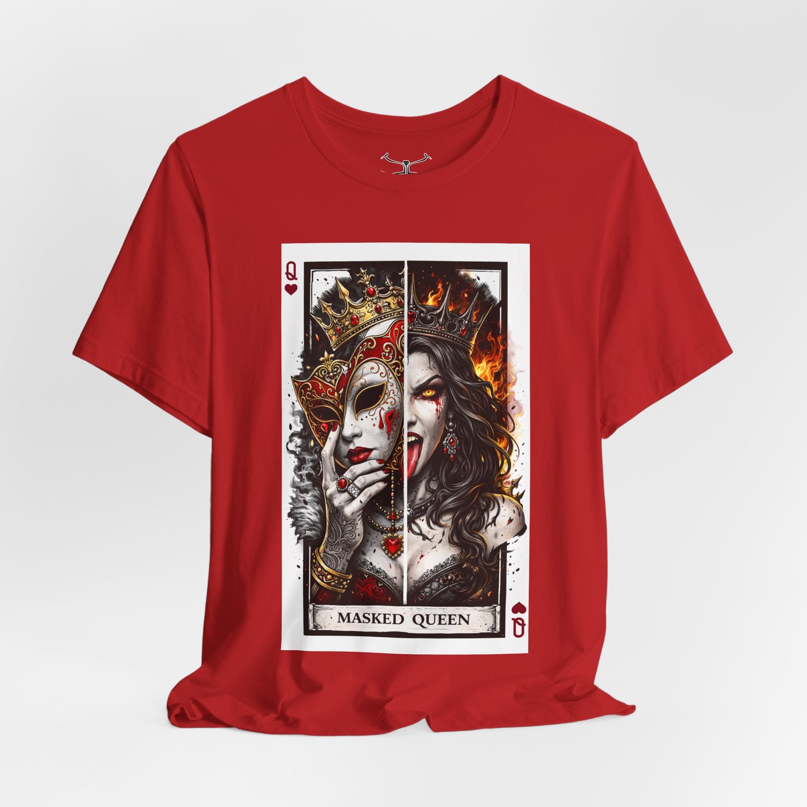 The Masked Queen Cotton Crew Tee - Image 48