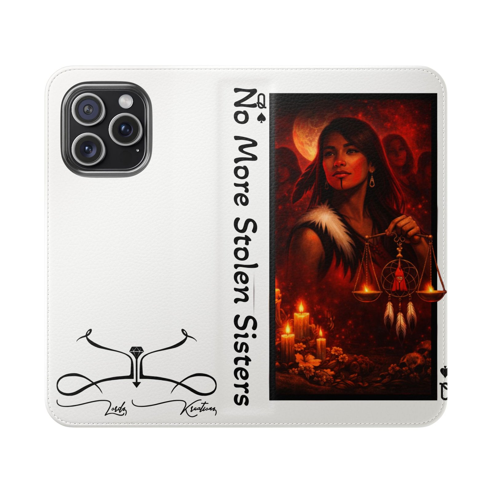 No More Stolen Sisters – Awareness Flip Wallet Phone Case | LordzKreationz - Image 53