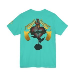 BurGUNdy Unisex Short Sleeve Tee - Image 18