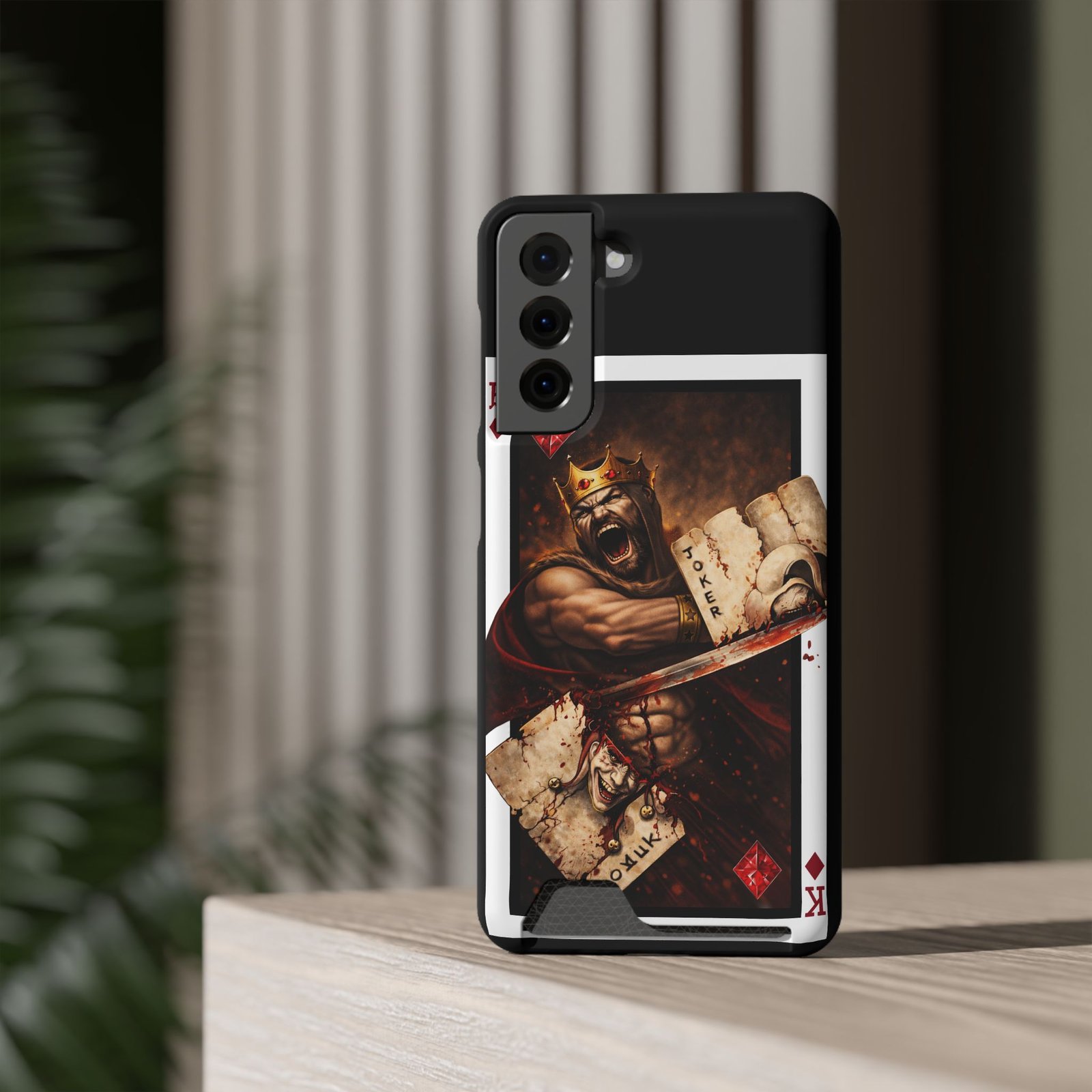 Savage – Deck of Diamonds Slim Card Holder Phone Case | LordzKreationz - Image 80