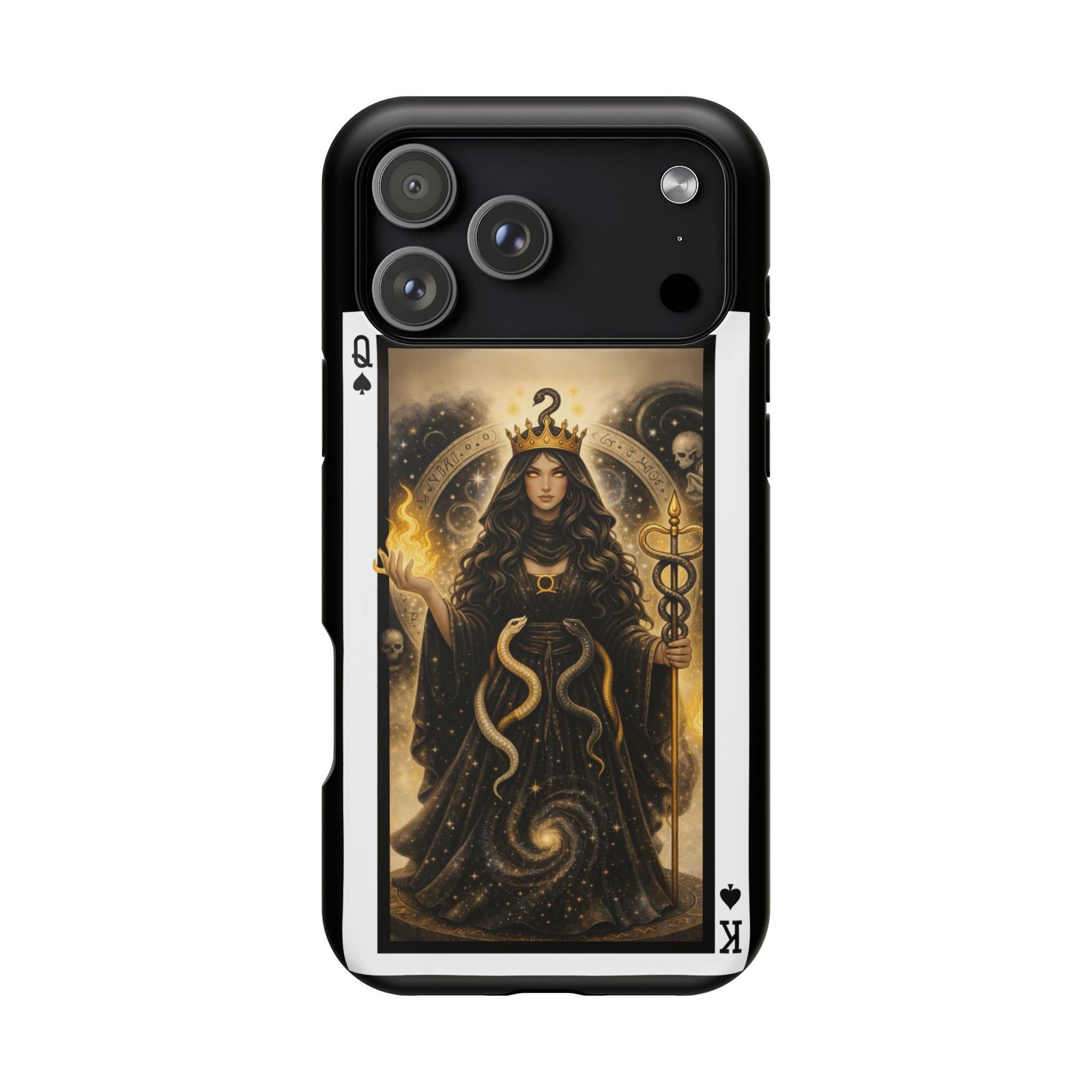 Ophiuchus – Deck of Spades – MagSafe® Protective Phone Case - Image 3