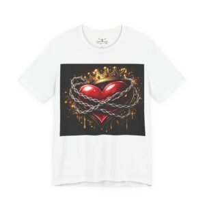Hearts Unisex Jersey Short Sleeve Tee - Image 5