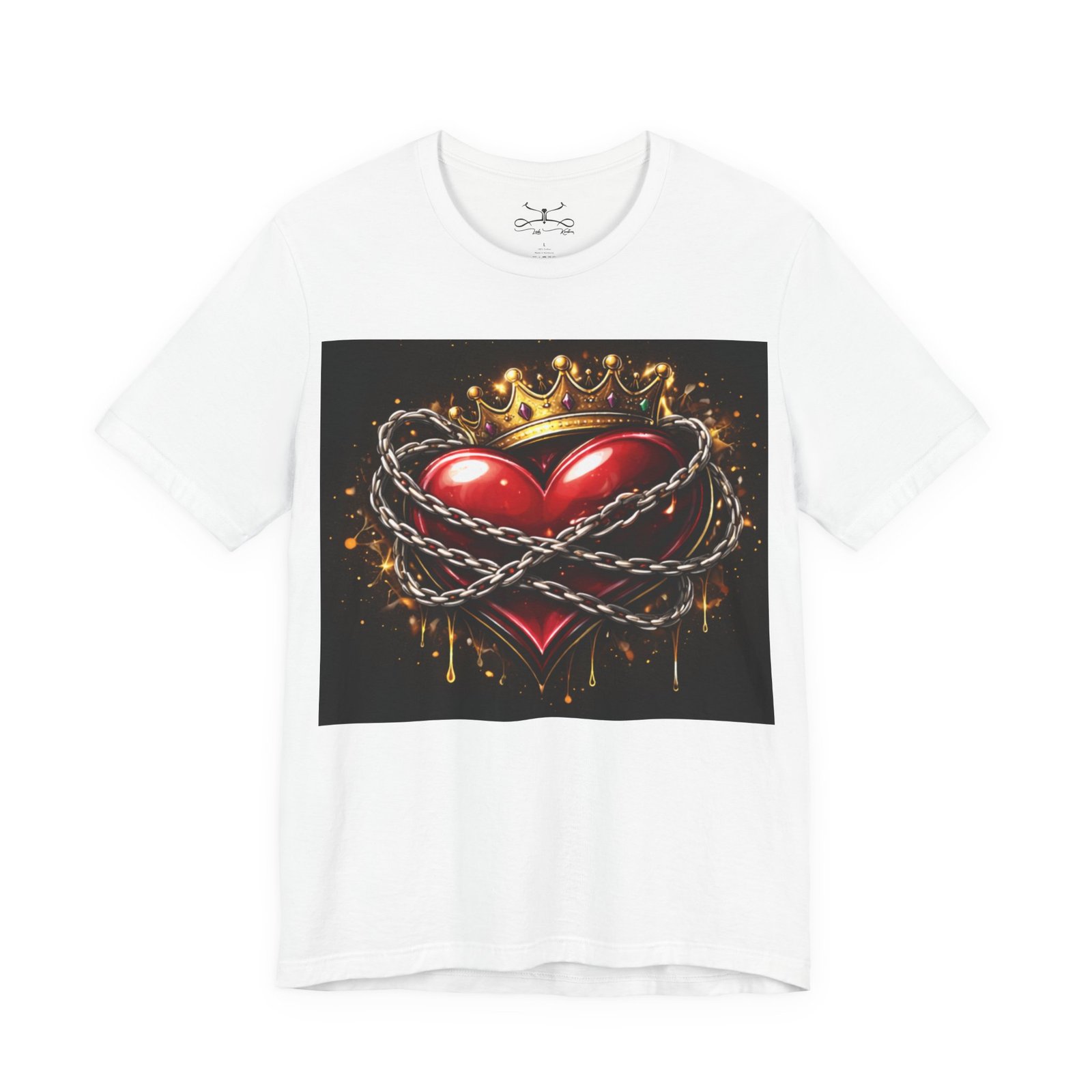 Hearts Unisex Jersey Short Sleeve Tee - Image 5
