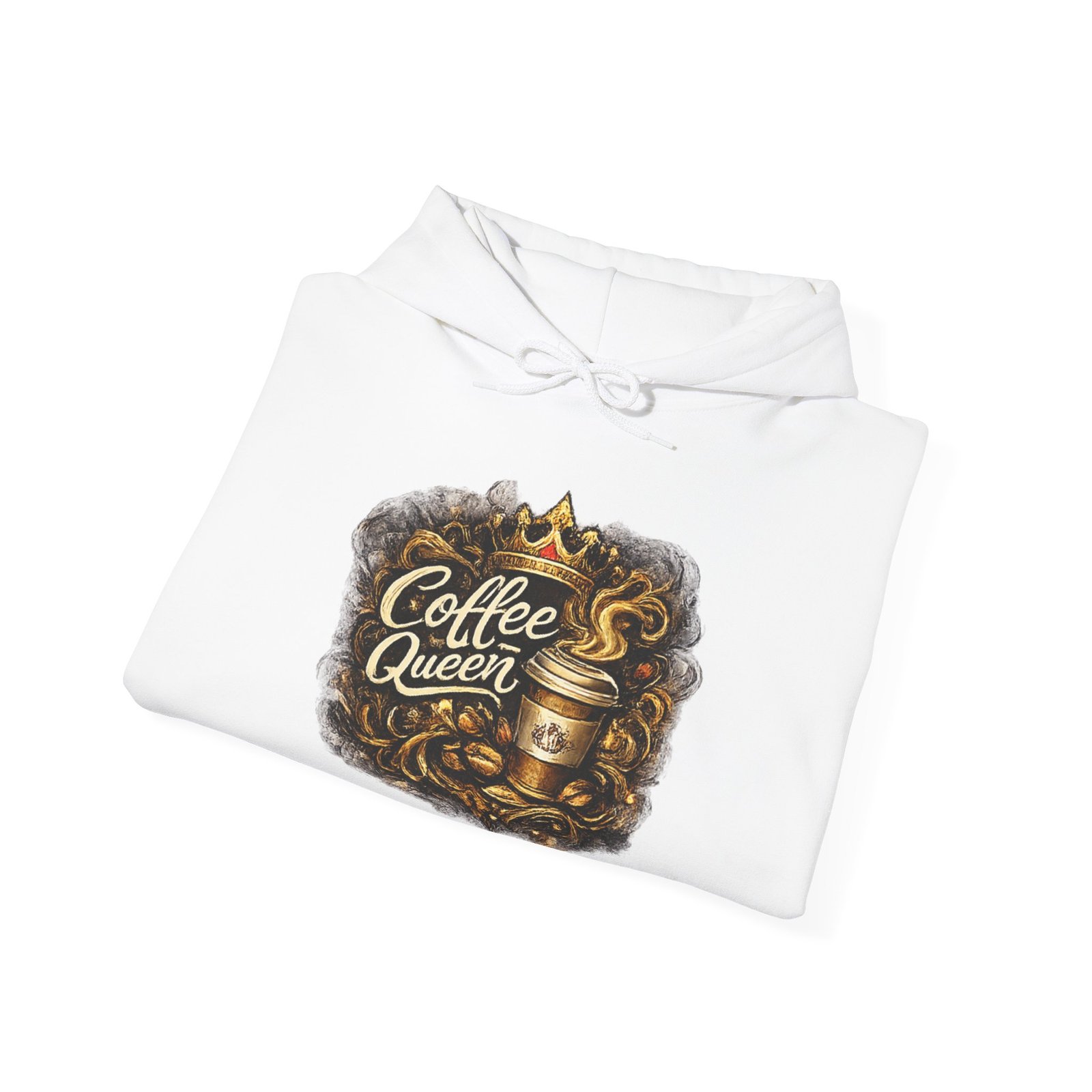 Coffee Queen Unisex Heavy Blend™ Hooded Sweatshirt - Image 4