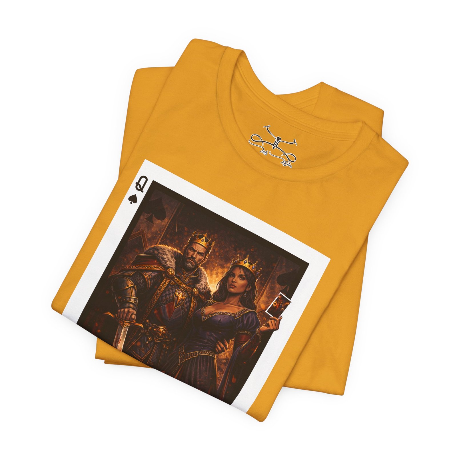 Man Down – King & Queen of Spades T-Shirt - Image 15