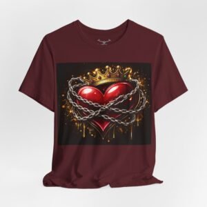 Hearts Unisex Jersey Short Sleeve Tee - Image 48