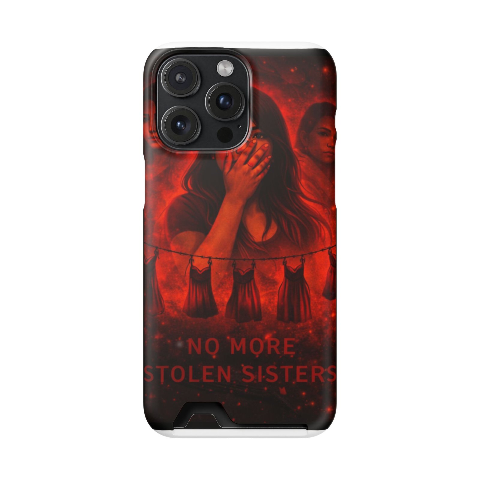 No More Stolen Sisters – Awareness Slim Card Holder Phone Case | LordzKreationz - Image 137