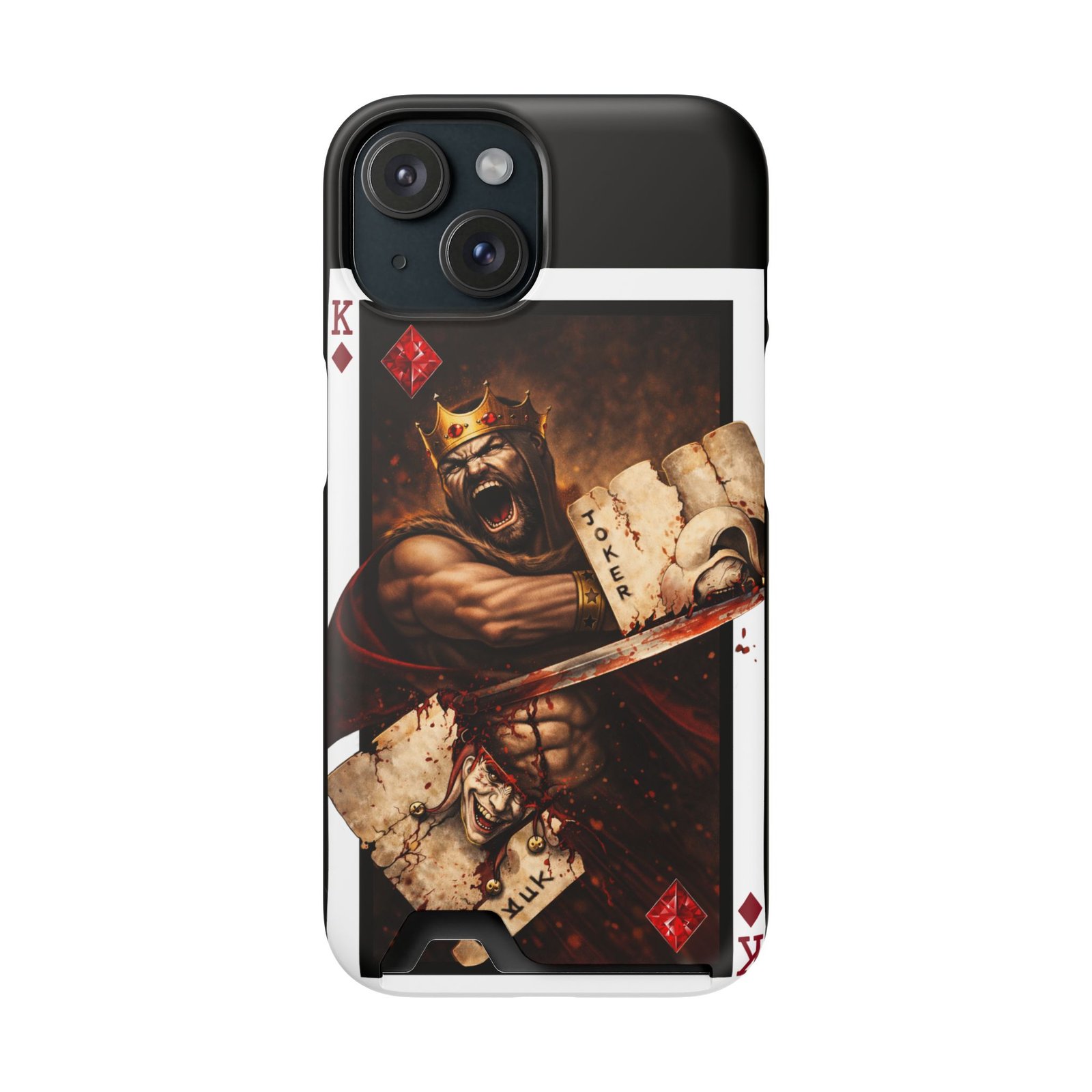 Savage – Deck of Diamonds Slim Card Holder Phone Case | LordzKreationz - Image 122