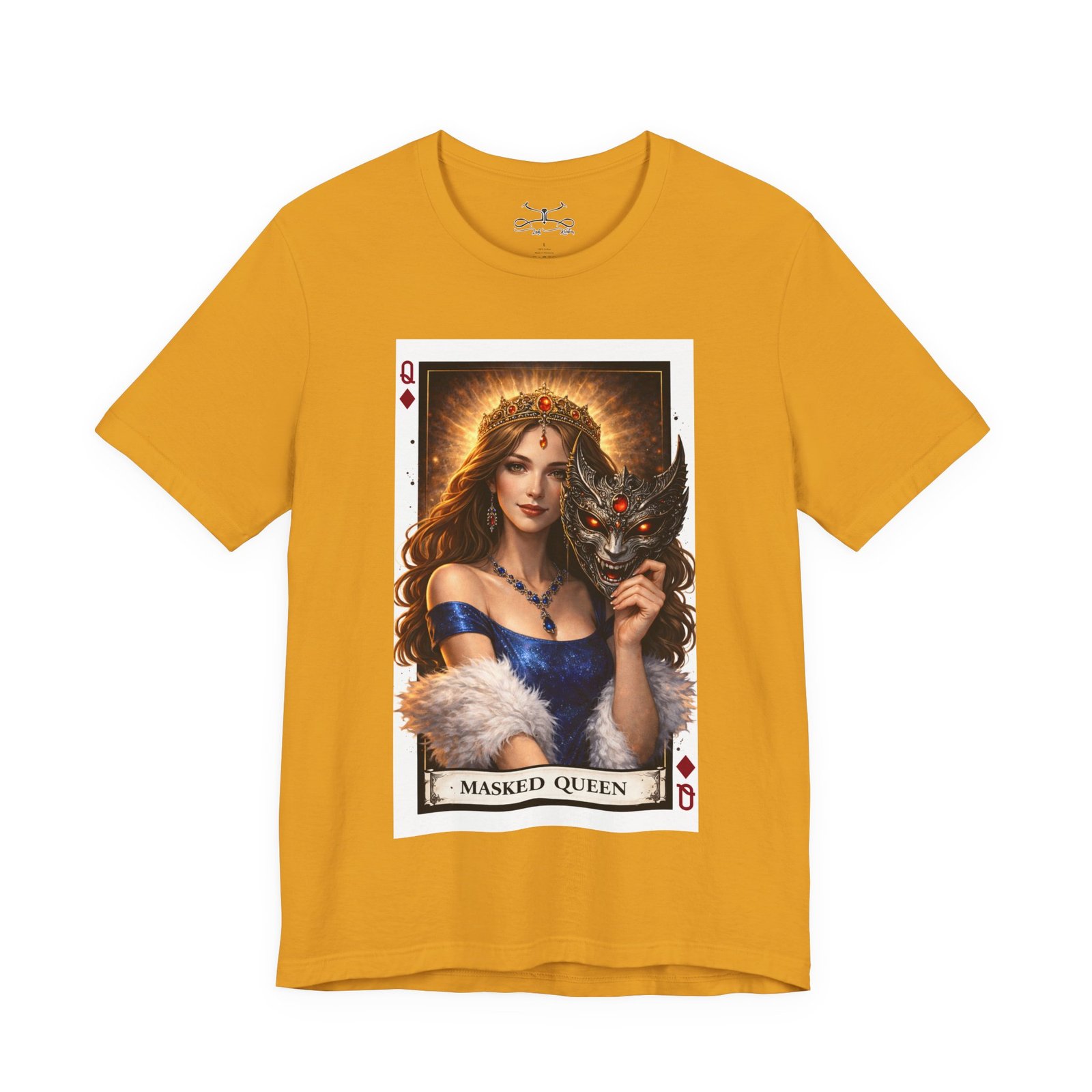 Masked Queen Cotton Crew Tee - Image 13