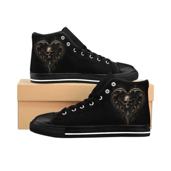 Heart Men's High-top Sneakers