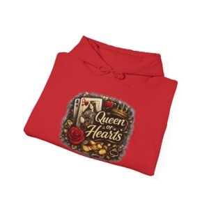 Queen of Hearts Unisex Heavy Blend™ Hooded Sweatshirt - Image 44