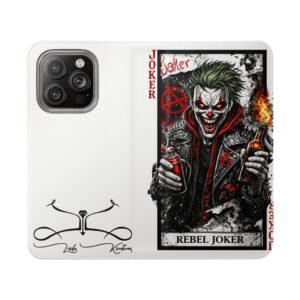 Rebel Joker – Deck of Cards Flip Wallet Phone Case | LordzKreationz - Image 61