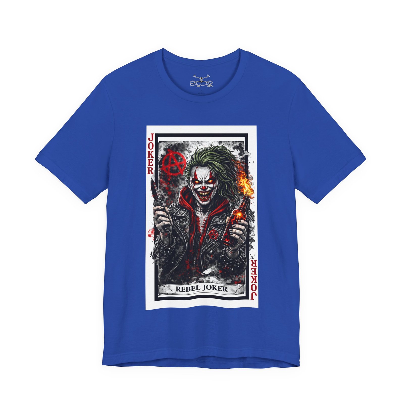 His Rebel Joker Cotton Crew Tee - Image 25