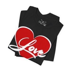 Amor Unisex Jersey Short Sleeve Tee - Image 4