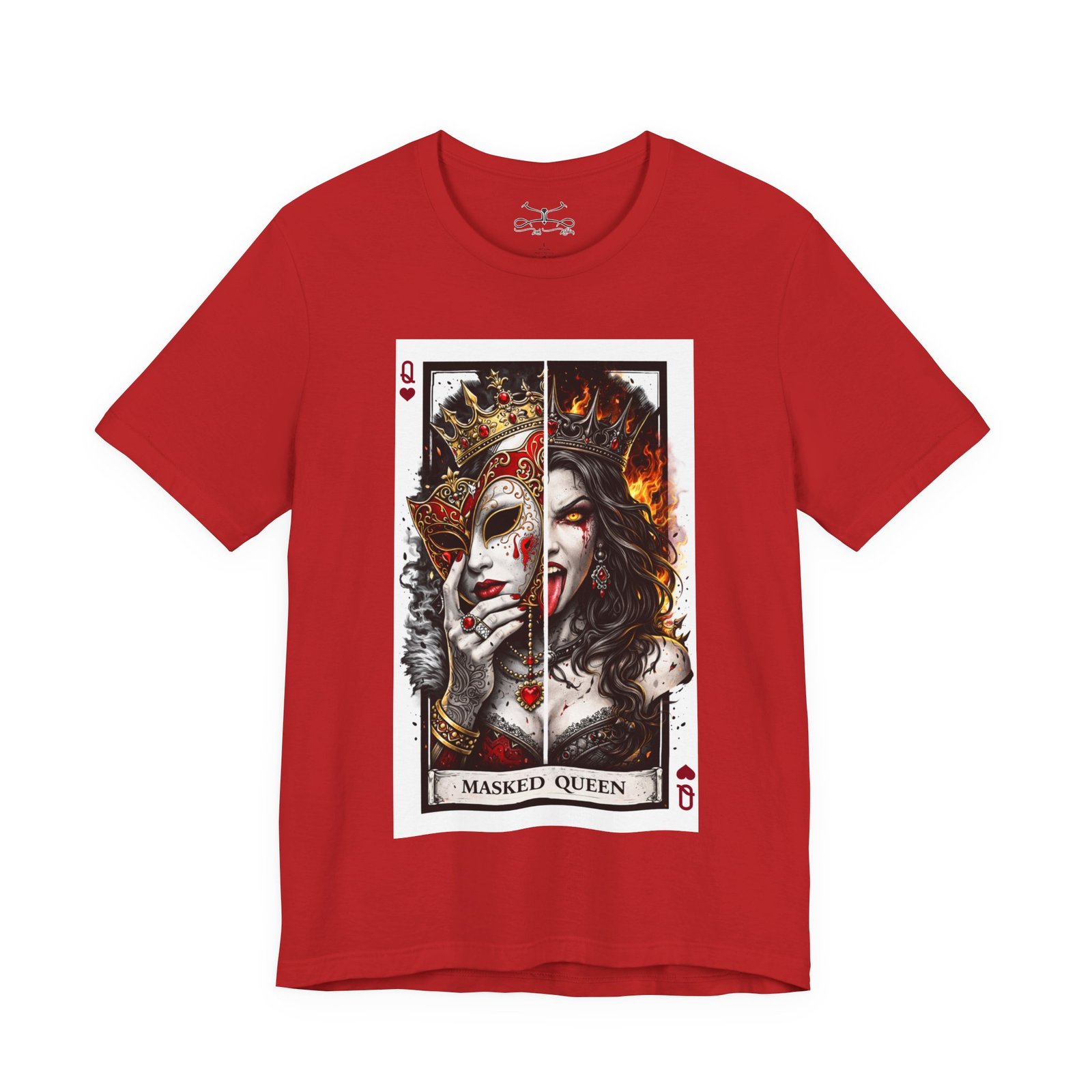 The Masked Queen Cotton Crew Tee - Image 45