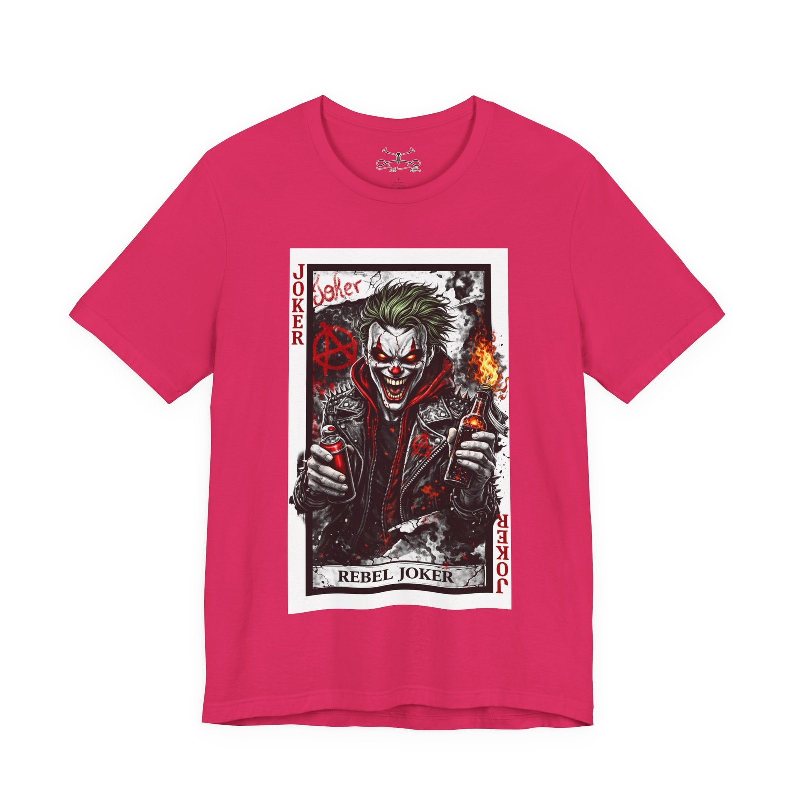 Rebel Joker Cotton Crew Tee - Image 37