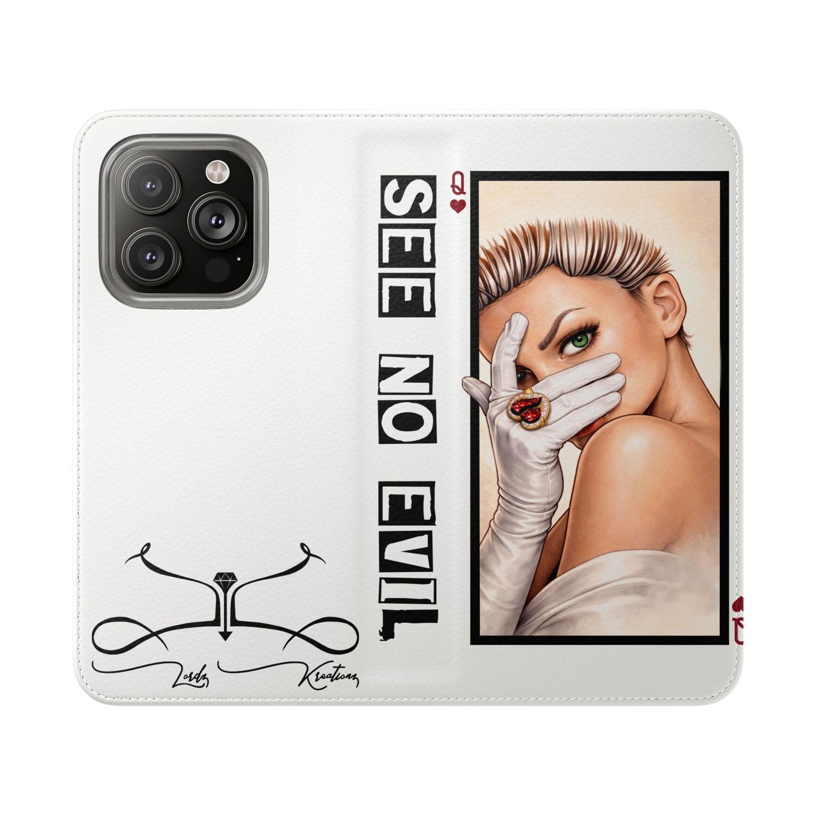 See No Evil Design - Flip Case - Image 61