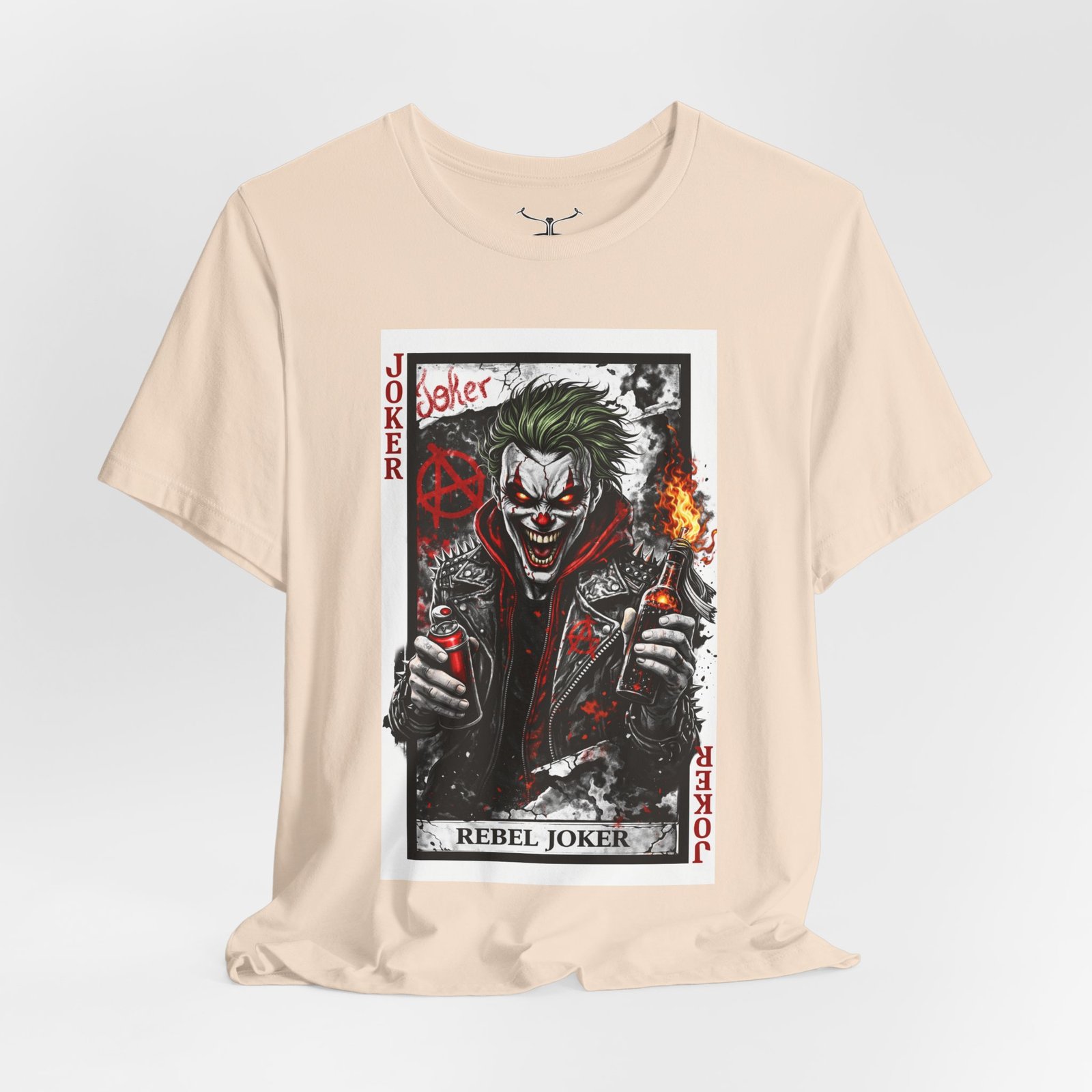 Rebel Joker Cotton Crew Tee - Image 44