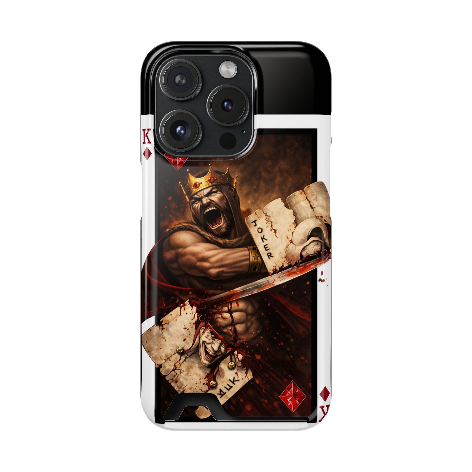 Savage – Deck of Diamonds Slim Card Holder Phone Case | LordzKreationz - Image 123