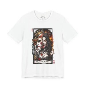 The Masked Queen Cotton Crew Tee - Image 5